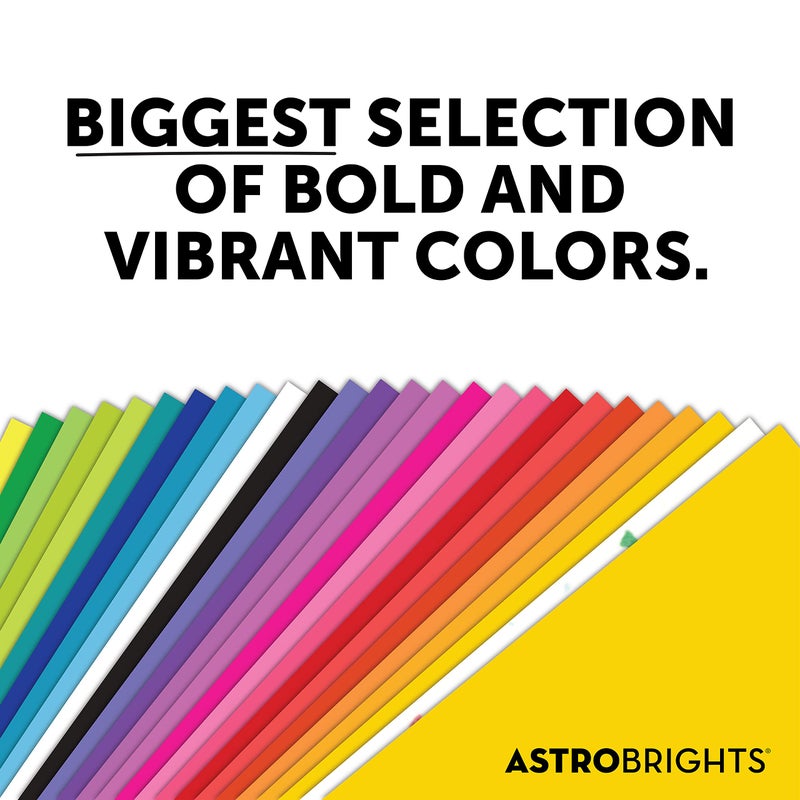 Astrobrights ورق ملون نيناه أستروبرايتس، 8.5 بوصة × 14 بوصة، 24 رطل/89 جرام، برتقالي كوني، 500 ورقة (22652) - Image 5